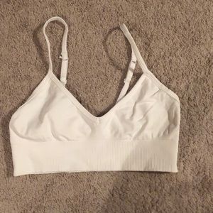 Lululemon Ebb to Street Bra II- white